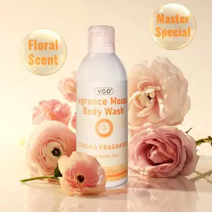 VGO Fragrance Mousse Body Wash,,enchanting scent, long-lasting aroma. 350ml Body Care Scented ComfortCleanser Cleansing Cosmetic Skin Repair SkinCare Soap Foaming Moisturizing Soap Foaming
