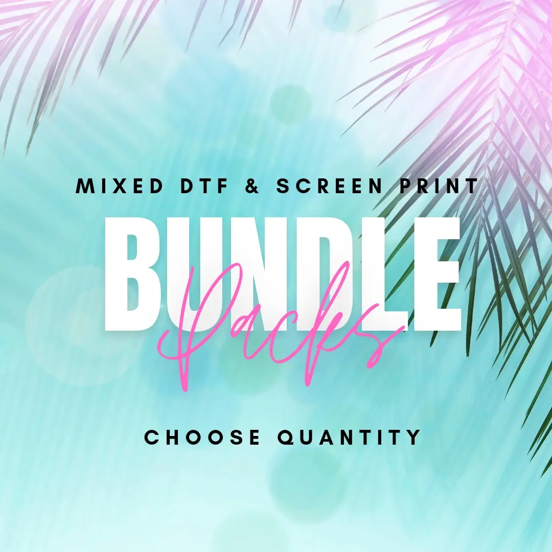 Shirt Transfer Bundle Pack DTF & Screen Prints Shirt Transfer Bundle Pack DTF & Screen Prints