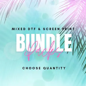 Shirt Transfer Bundle Pack DTF & Screen Prints