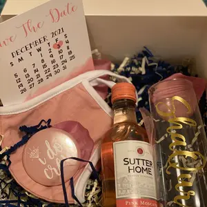 Personalized Acrylic Stemless Crystal Clear Champagne Flute