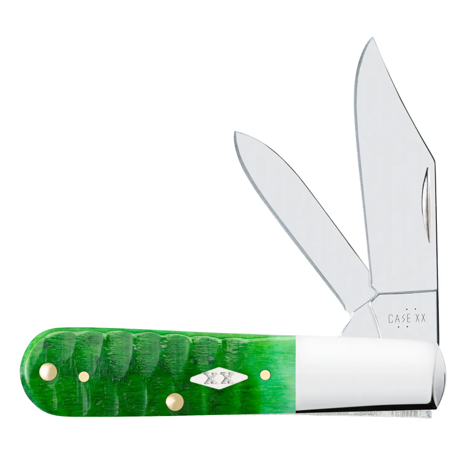 Case XX Barlow Bright Green Bone Pocket Knife | Made in the USA