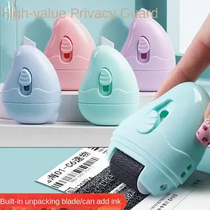 Identity Protection Roller Stamp For Identity Identification Shielding,Identity Theft Protection Stamp - Privacy Secret And Address Shielder