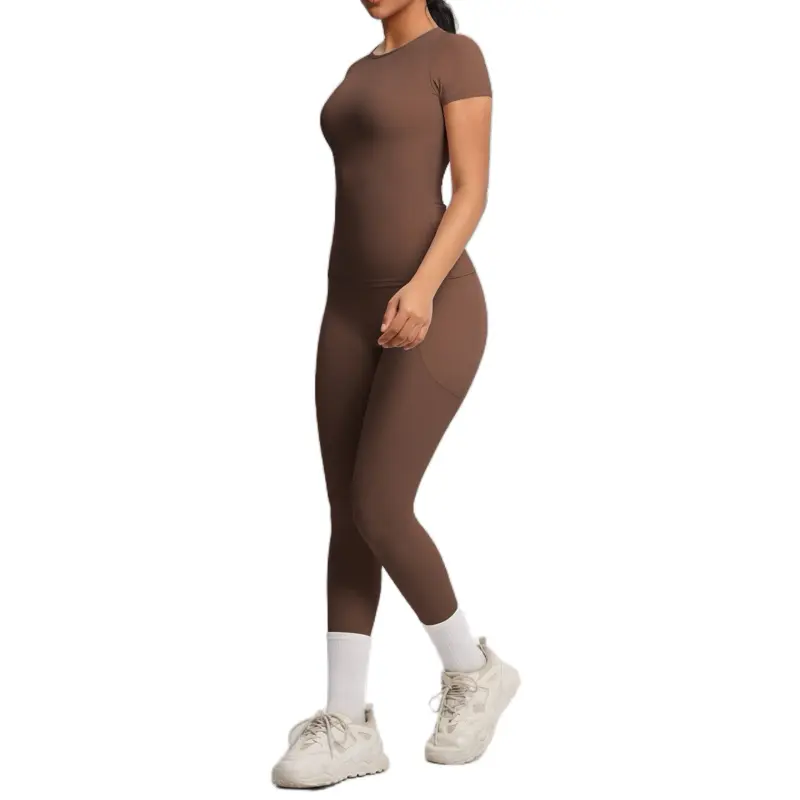 Comfortable Activewear Set with Soft Stretchy Fit and Side Pockets for Phone or Essentials Perfect for Workouts Yoga or Everyday Wear Available in Multiple Colors