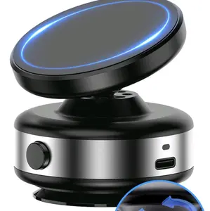JOYYE Upgrade 360° Rotatable Car Magnetic Phone Holder, Car Navigation Holder, Vacuum & Magnetic Double-sided, for Windshield, Dashboard, for iPhone 17 Pro Max MagSafe 15/16