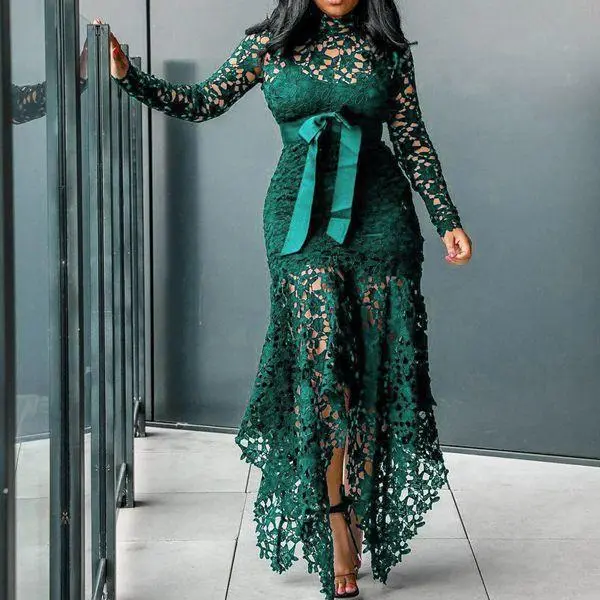 lace long sleeve dress - TikTok Shop