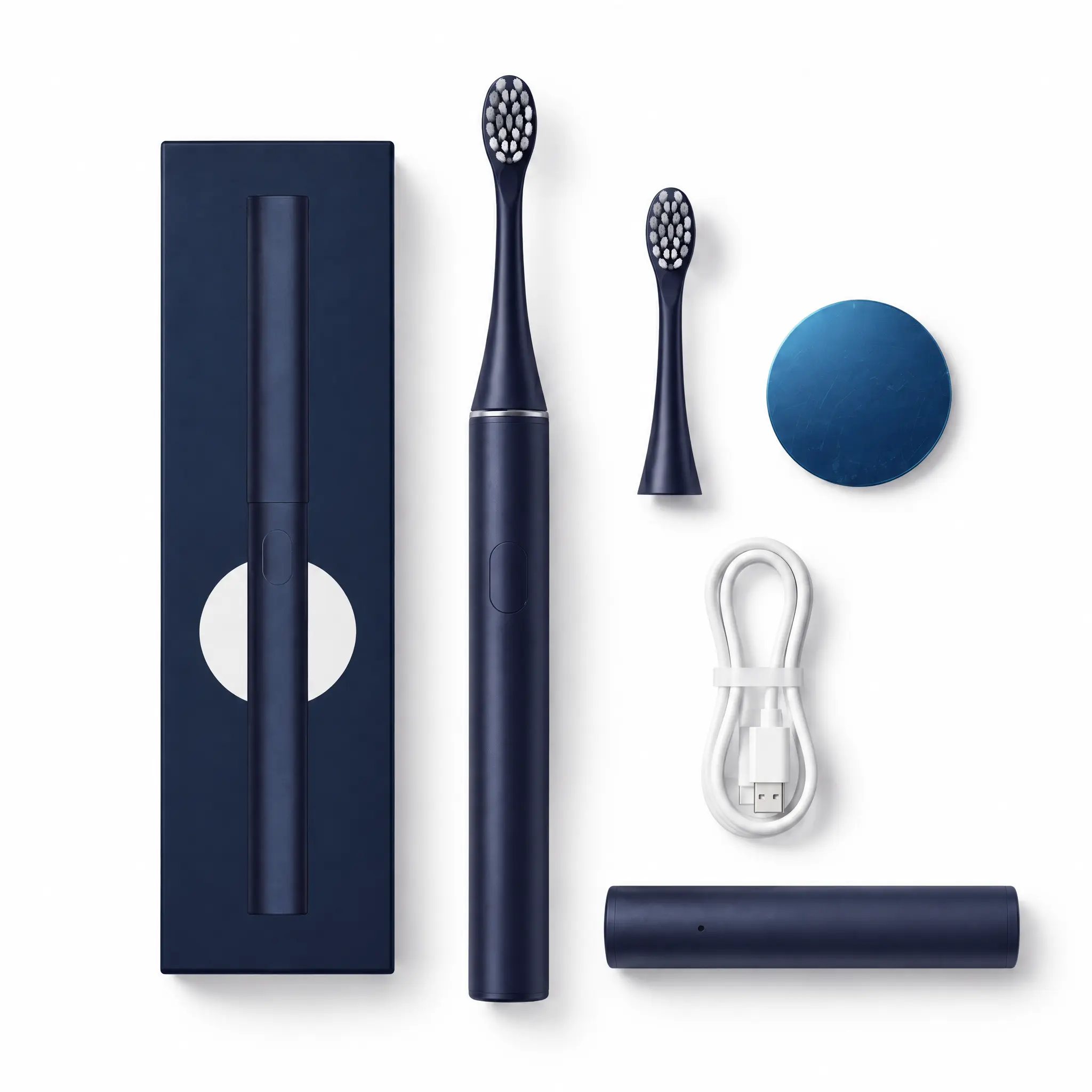 BrushO Portable Sonic Electric Toothbrush for Home & Travel