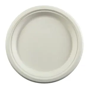 Repurpose Plate Bagasse Compostable 9" Plate (Pack of 6 - 44 Ct)
