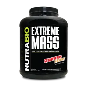NutraBio Extreme Mass Gainer Protein Powder, 53G Protein, Clean Weight Gainer, Increase Muscle Mass
