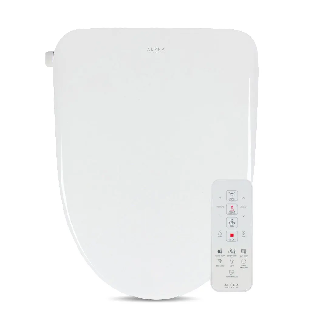 Alpha UX Pearl Bidet Toilet Seat Open Box