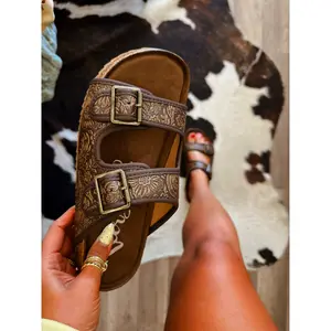 The Lainey Sandals- Chocolate