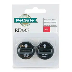 212 MAIN RFA-67 Model 6V Lithium Battery Powered Replacement Batteries - Fits Receivers, Pet Safe, 2-Pack