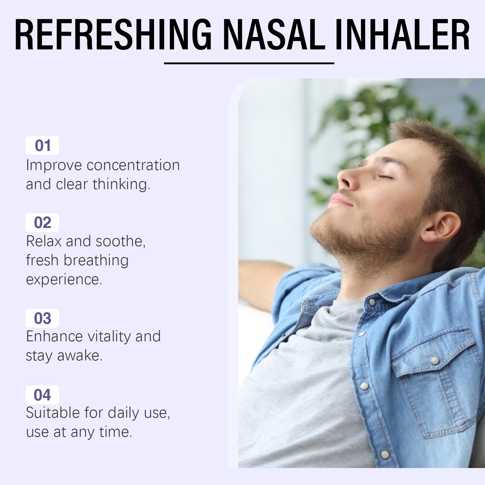 Laniska Nasal Inhaler - Refreshing Menthol Energy Boost Stick  Oral, Cleansing, Herbal