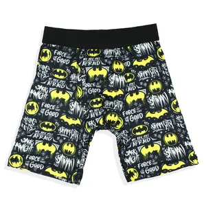 DC Comics Batman Boxers Men's Dark Knight Sayings Tight Fit Adult Underwear Briefs