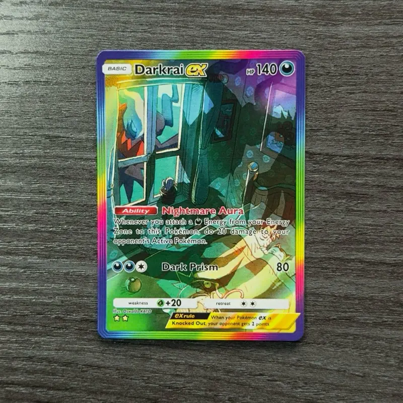 Darkrai Ex Full Art (Rainbow Rare) - Fan Made Art Card - Pokmon TCG Pocket Proxy - TikTok Shop Darkrai Ex Full Art (Rainbow Rare) - Fan Made Art Card - Pokmon TCG Pocket Proxy - TikTok Shop