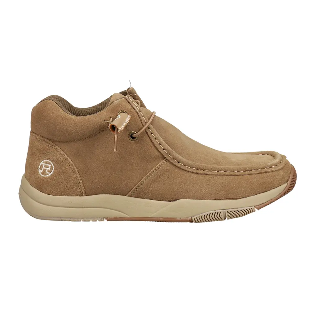 ROPER Mens Clearcut Round Toe Chukka Casual Boots Ankle - Brown