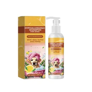 Dog Shampoo - Gentle Cleansing Shampoo for Pet Dogs, Moisturizes and Softens Fur, Prevents Tangles