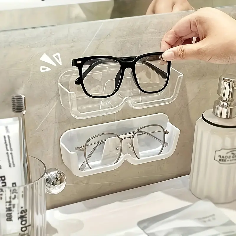 1PC Glasses storage box wall mounted non perforated decoration for myopia sun wall display, high-end sunglasses storage rack, Space Saving Modern Organizer, Storage Accessories, Stylish Organizer, Organization Accessory