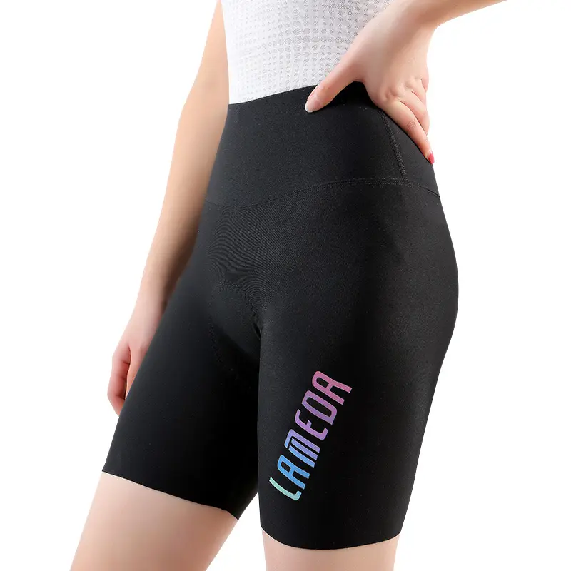 LAMEDA Bike Shorts Women Padded Cycling Shorts High Waisted with Padding Breathable Bicycle Shorts for Biking Road