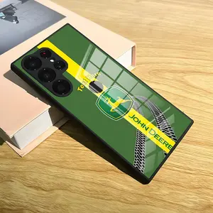 Green J-John Truck Deeres Protective Phone Case for S25 Ultra Samsung Galaxy S26 S24 Fe S22 S20 Plus S23 21 Fe Note 20 Ultra Glass Cover Protector