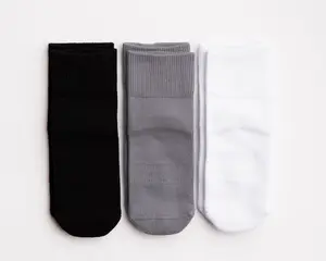 Stay-On Baby Socks - Non-Slip Cotton Grip Socks for Kids, Shark Tank Featured - Unisex Casey Collection