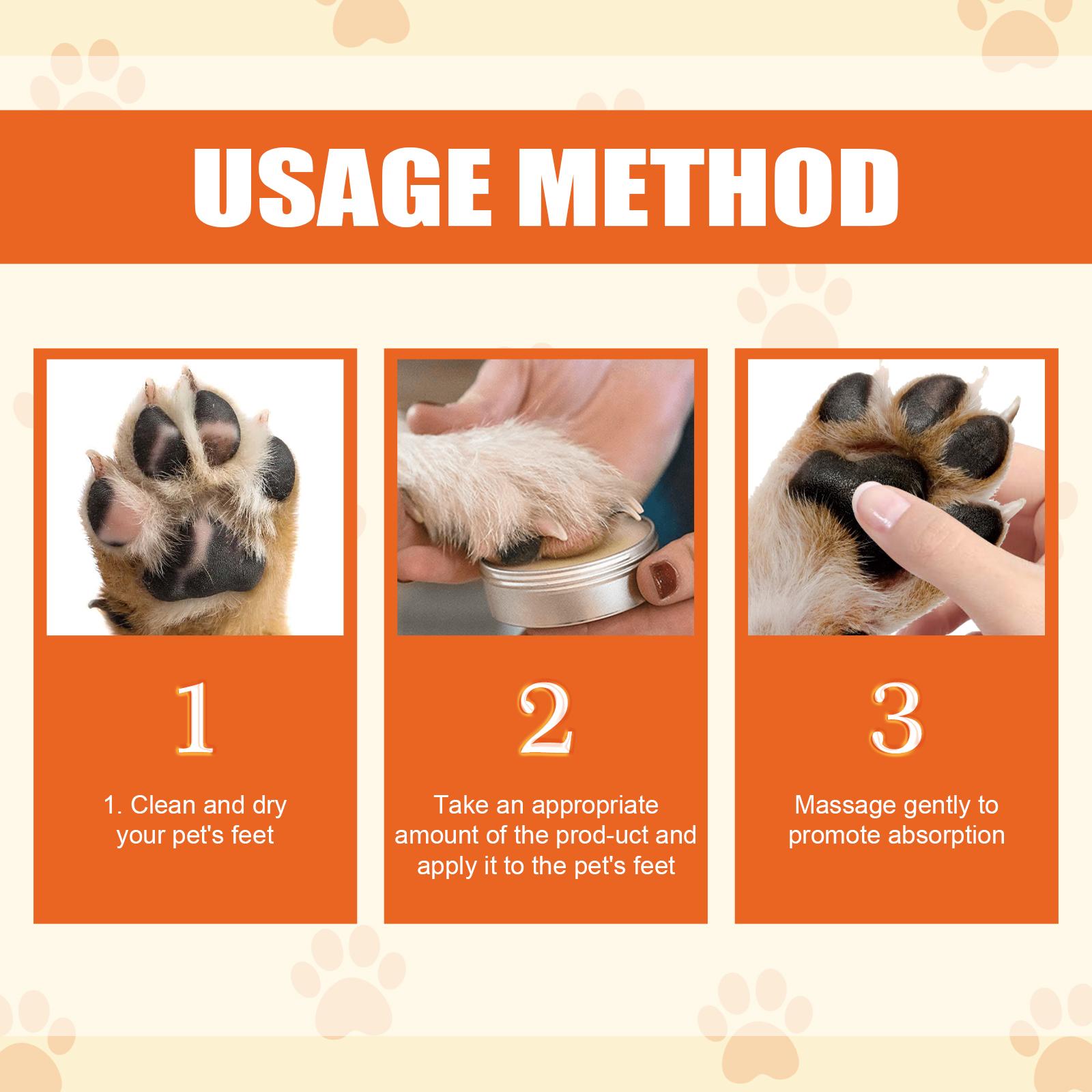 Pet Moisturizing Claw Care Cream for Cats and Dogs, Universal Moisturizing Foot Meat Mat, Dry Crack Care Cream