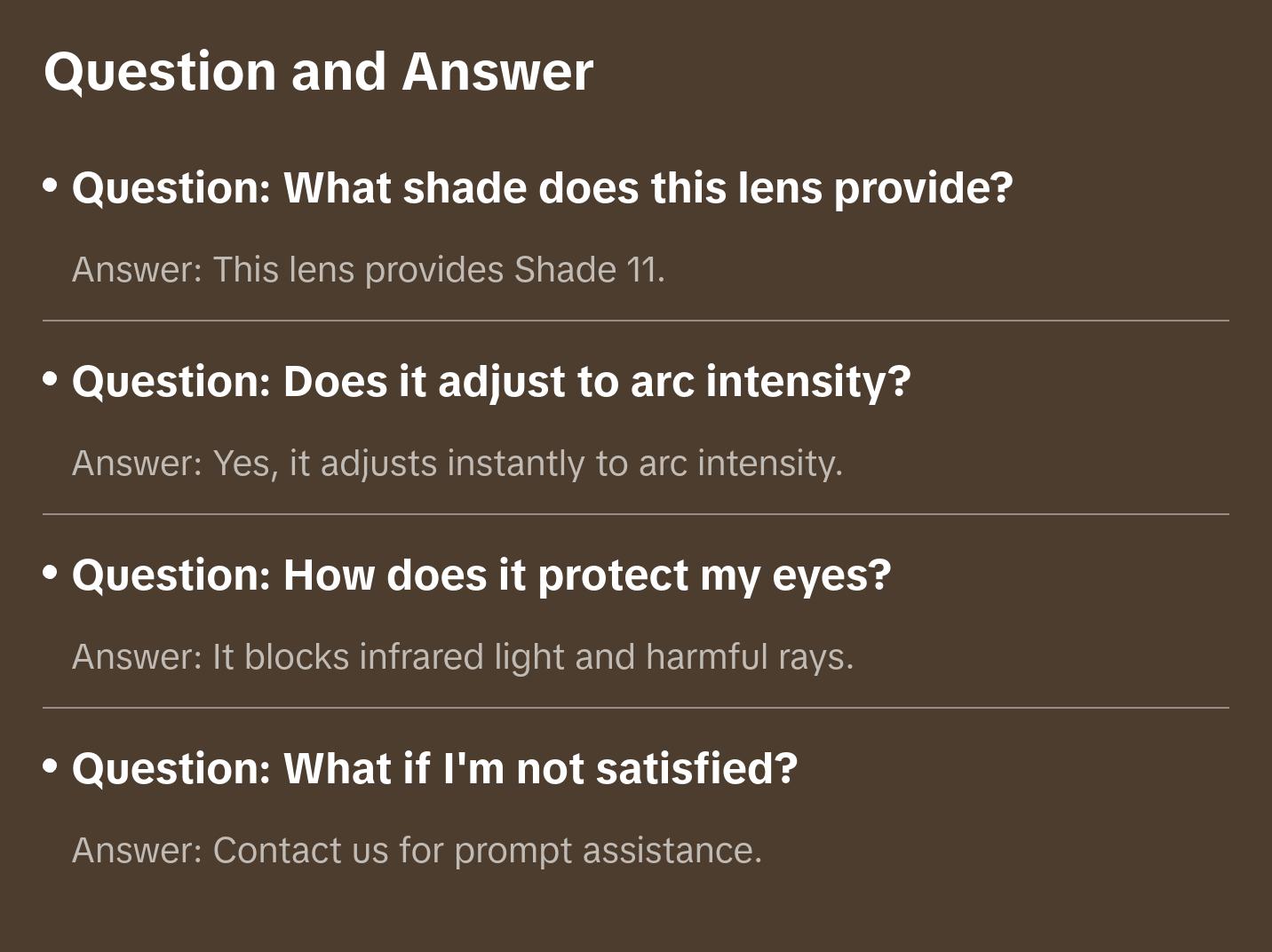AmeriArc HD Welding Lens Shade 10
