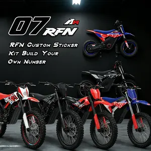 ATaket RFN Racing Letter Stickers - DIY Custom Name Decals for Kids' Bikes