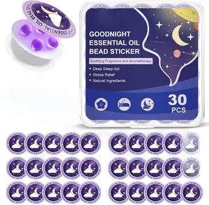 Sleep Patches for Adults and Kids, Goodnight Sleep Oil Bead Sleeping Aid Patches (30 PCS, Serving Up to 120 Nights), Upgraded Sweet Dream Formula with 100% Natural Plant Ingredients
