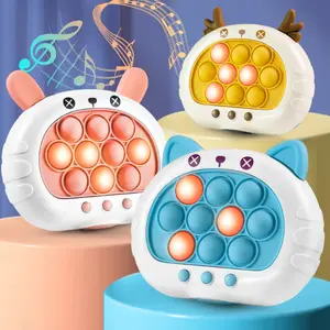 Fast Push Game Toy for Boys Girls Quick Push light up Fidget Toys Bubble Stress Pop Finger Trend Game