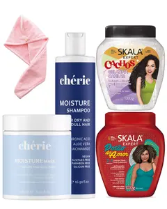 Cherie and Skala - Shine & Softness Ritual – For Dull or Frizzy Hair 2A - 4A