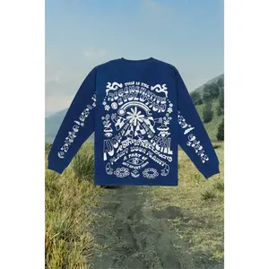 Regenerative Long Sleeve Tee | Evolution Indigo