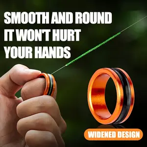 Aluminum Alloy Ring Line Puller, Non-Slip Tightening Ring, Fishing Line Knotter, Hand Protector Tool, 1pc Ring Line Puller