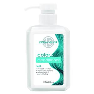 Keracolor Vivids Color + Clenditioner  Teal 12oz 12oz