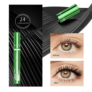 Patterned Mascara, Lengthening Volumizing Long-Lasting Waterproof Smudgeproof Quick-Dry Mascara 10ML, Eyelash Enhancer