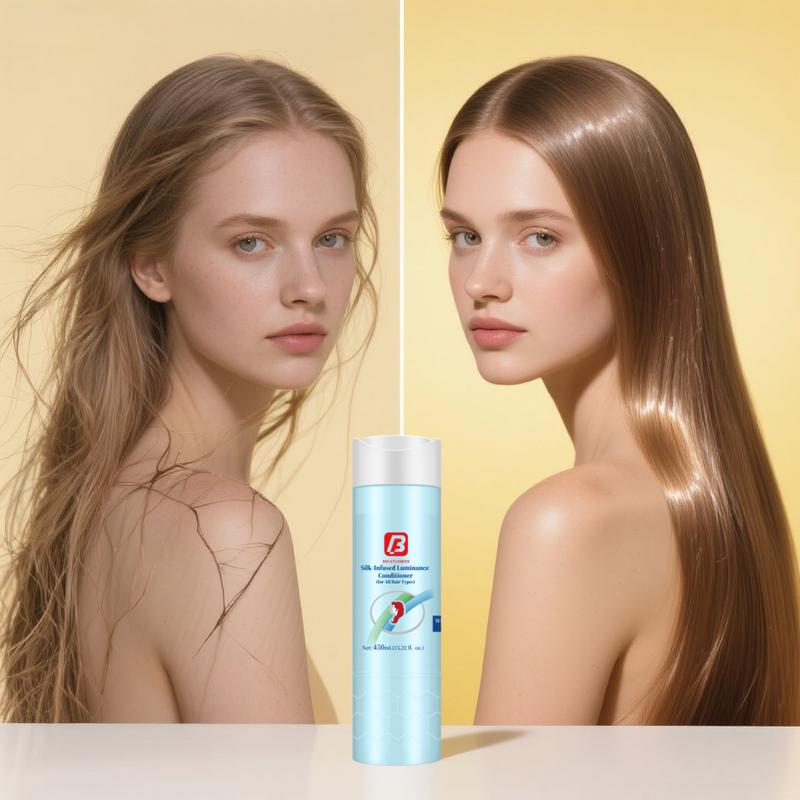 BEE&FLOWER Ginger Strengthen Hair Shampoo & Conditioner Set - 400ml + 450ml - Anti-Dandruff Formula - Hydrates & Strengthens Hair - Vegan & Cruelty-Free - Oil Control & Split End Repair