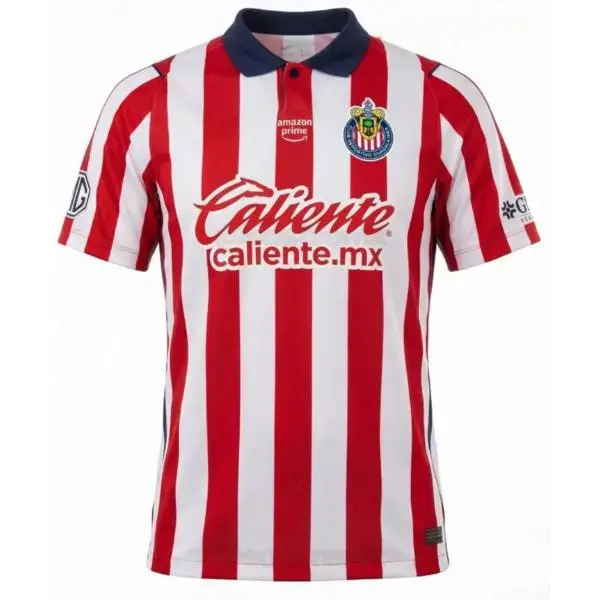 Chivas 26-27 Home Soccer Jersey | Breathable Quick-Dry Football Shirt for Men & Women | Short Sleeve Game Day Fan Jersey | All Sizes S-5XL