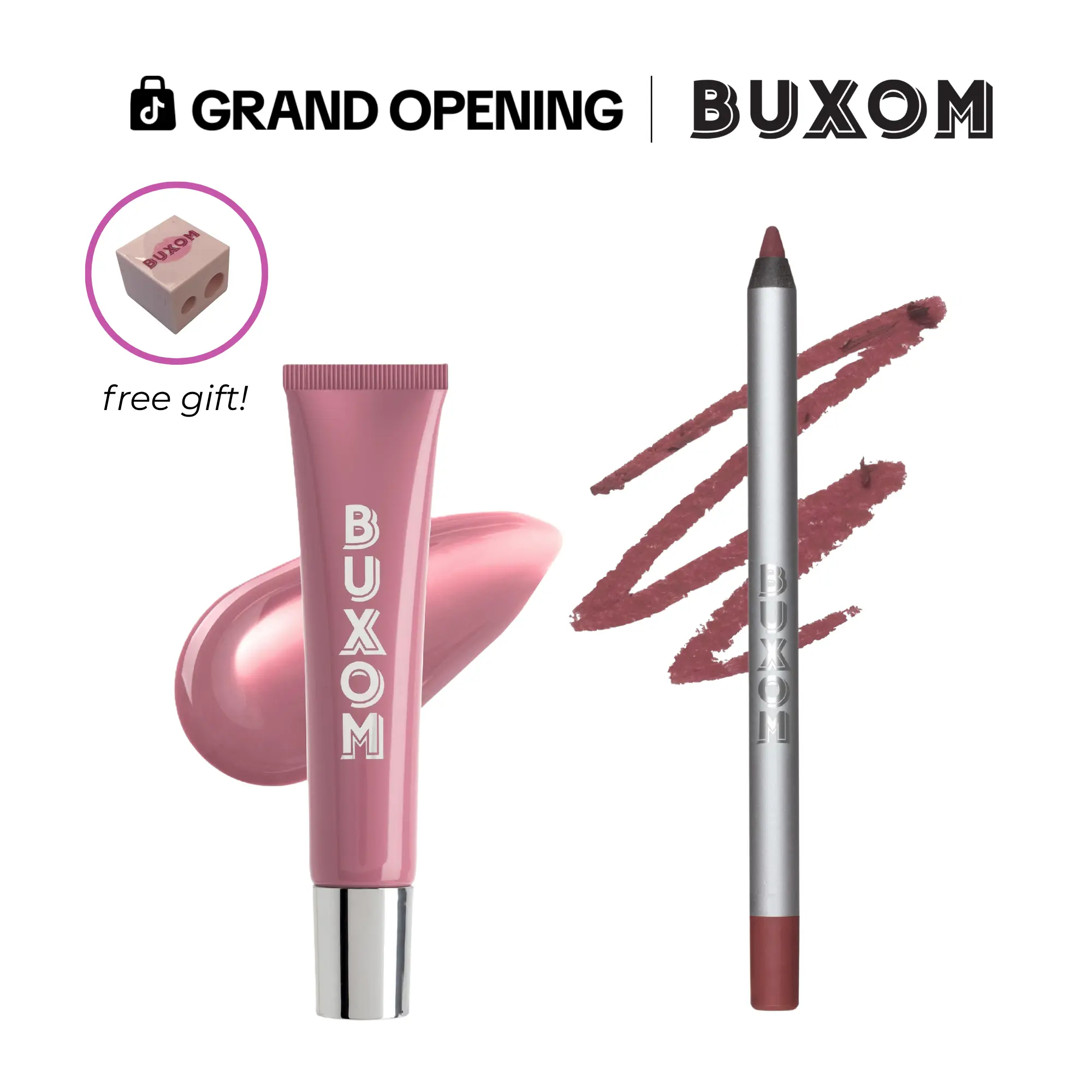 Lip Sculpt & Lip Tint - Lip Tint Lip Pencil Set, Lip Gloss, Lip Balm