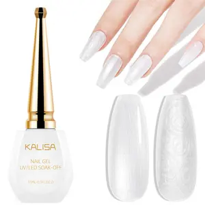 Kalisa Nail Polish Gel, Textured Finish, Liquid Form, Single Item Pack, No Flammable Liquids, Ideal for Home & Salon Use