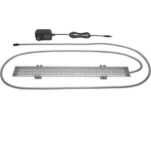 Happybird Full Spectrum LED Lighting for Bird Cages with Chew Guard - Safe and Easy to Install 18" Light for Hookbill Birds - Simulates Natural Environment