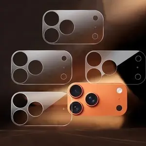 4-Pack iPhone Lens Protector Film Compatible with iPhone 17 Pro Max/17 Pro/17/air, Pet Material, Transparent Soft Membrane, Easy Peel, No Residue