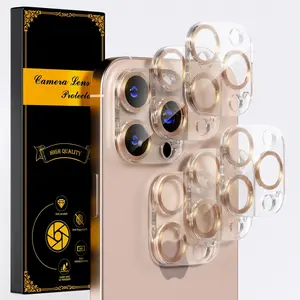 for 6 Pack  16 Pro/ 16 Pro Max Camera Lens Protector [Drop Protection] [Case Friendly] [Easy Installation] 9H Tempered Glass Camera Screen Protector Cover, CD