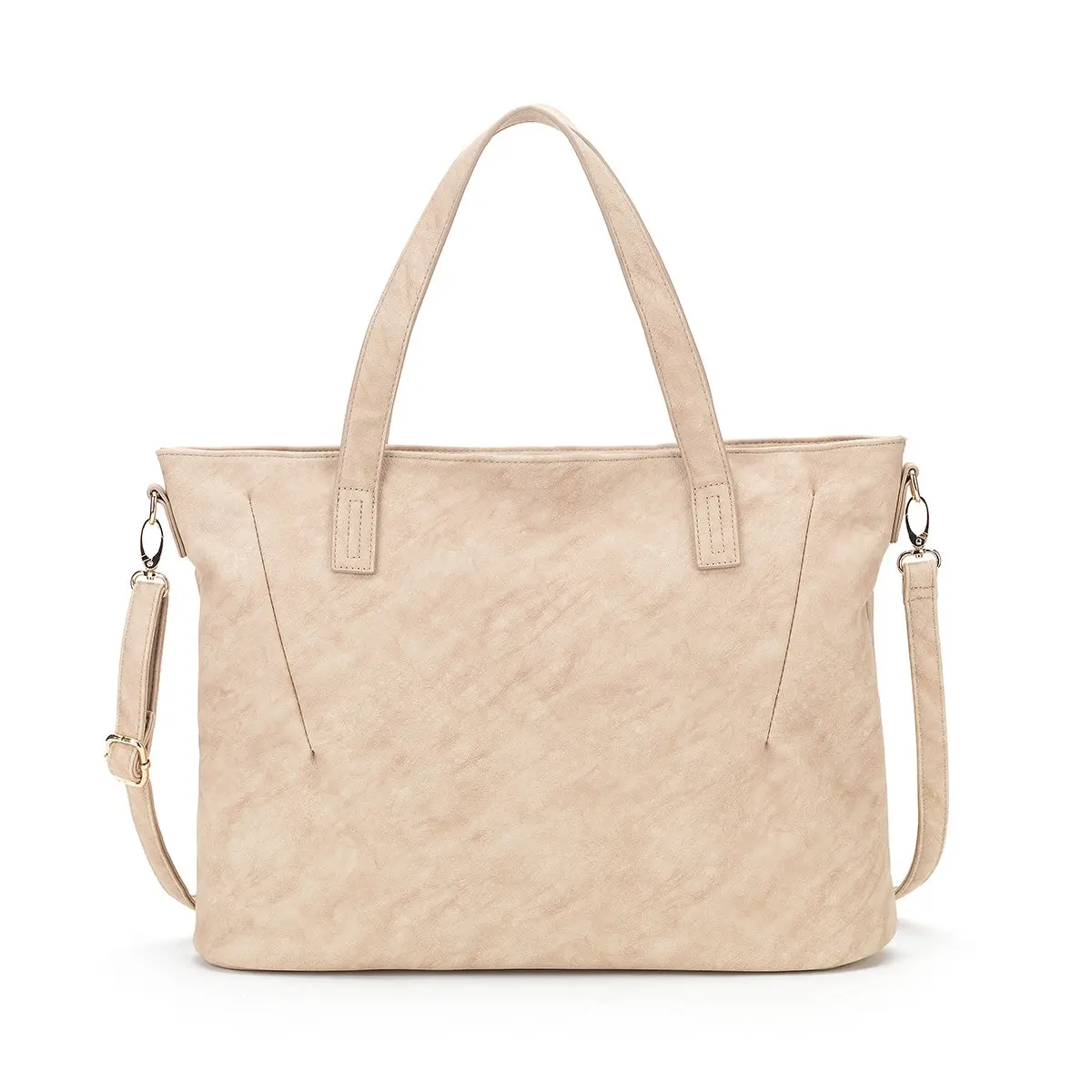 Tan Audrey Purse Faux Leather Crossbody Everyday Shoulder Handbag #M851VL-TAN