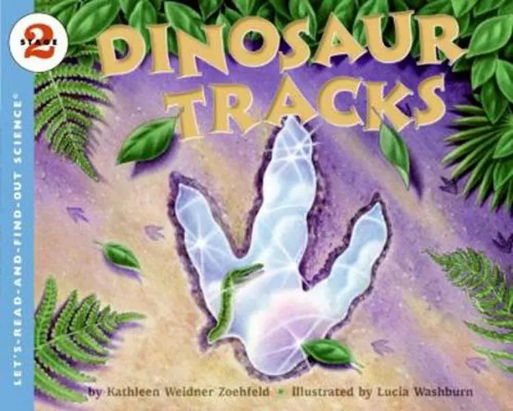 USED Book - Dinosaur Tracks by Zoehfeld, Kathleen Weidner (Paperback) - english
