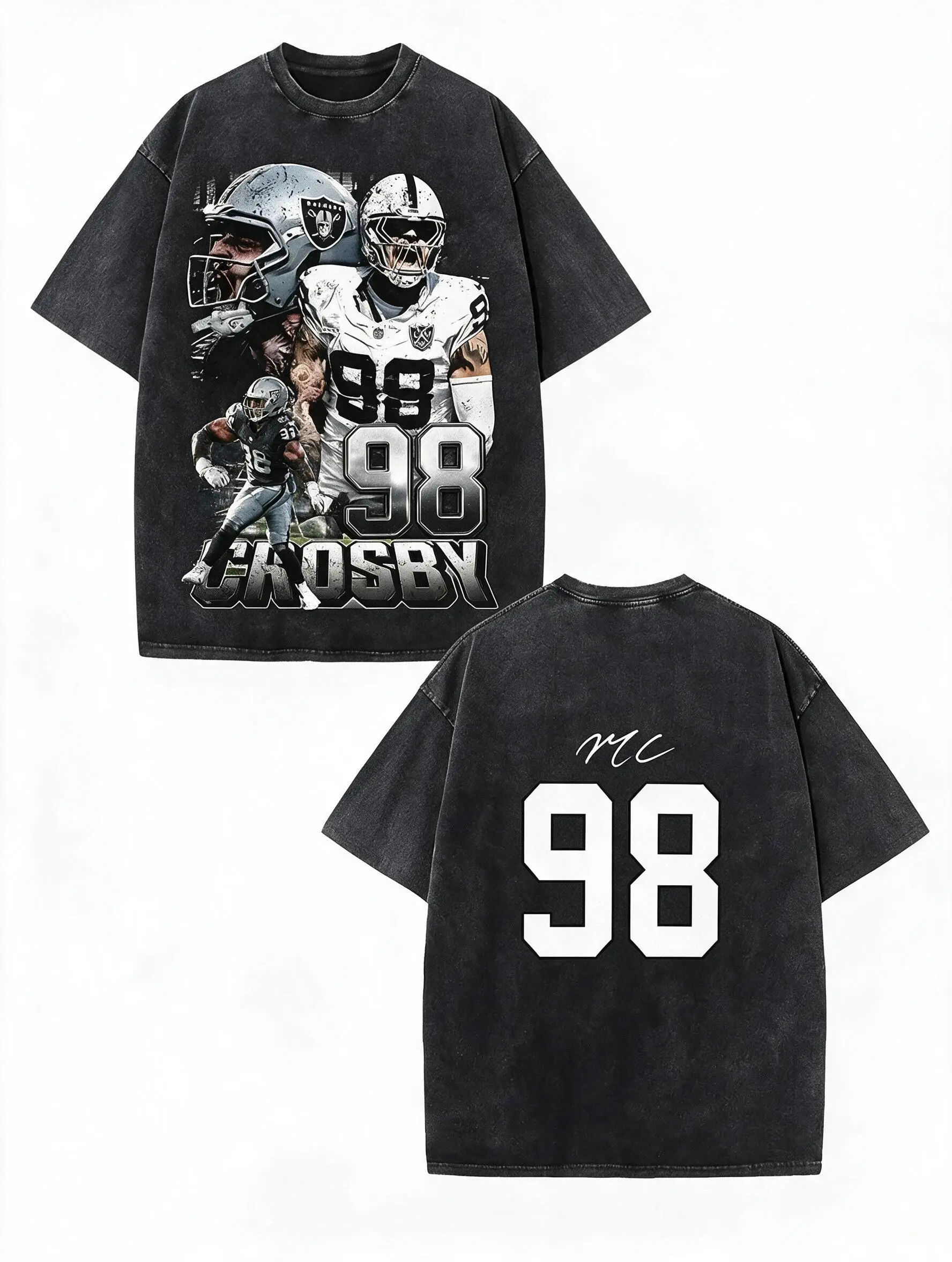 Unisex Raider Nation Outfit Maxx Crosby 98 Cotton T-Shirt, The Condor Mad Maxx Fans Shirt, Las Vegas Football Shirt, Game Day Outfits, Gift For Football Fans, Football Game Day Graphic Tee