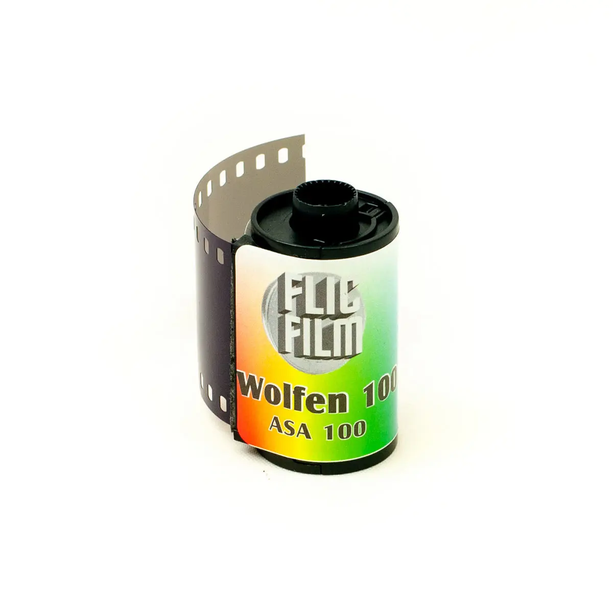Flic Film Wolfen 100 35mm Panchromatic Black and White Negative Cine Roll Film, ASA 100, 36 Exposures