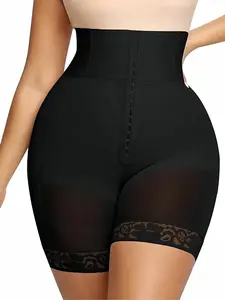 1 Count Women High Waist Body Shaper, Colombianas Shapewear Postpartum, Compression, Tummy Control Body Shaper Shorts, Comfort Fabric Underwear, Shapewear Panty, Waist Trainer Girdle Cincher, Suitable for Daily and Outing