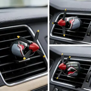 P-40 Warhawk Cologne Shape Car Air Freshener, Vent Clip,Car Accessories for Men to Enjoy your Drive Pleasure, Long Lasting, Odor Eliminator.