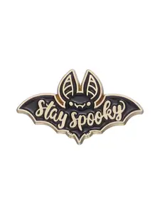 Lovely Letter & Bat Design Pin Brooch Clip, Cute Fashion Alloy Badge for Daily Vacation Holiday Party Gift, Casual Festival Party Fashion Accessories, Jewelry, Halloween