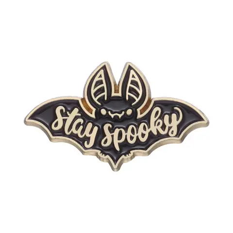 Lovely Letter & Bat Design Lapel Pin Brooch Clip, Cute Fashion Alloy Badge for Daily Vacation Holiday Party Gift, Casual Festival Party Fashion Accessories, Brooch Pins, Jewelry, Halloween