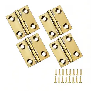 Mini hinge - Mini retro decorative hinge, suitable for handicrafts, wooden boxes, jewelry cases, cabinets and DIY accessories.